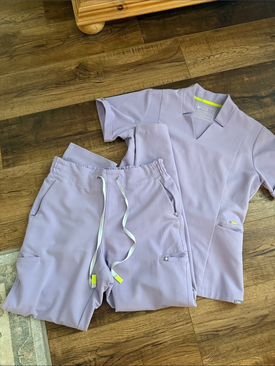 Figs Other - Figs Lavender Women's Scrub Top & pants Set medium